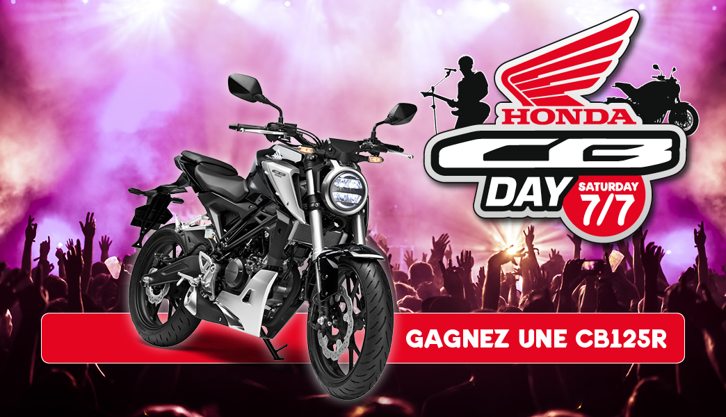 Gagnez une Honda CB125R